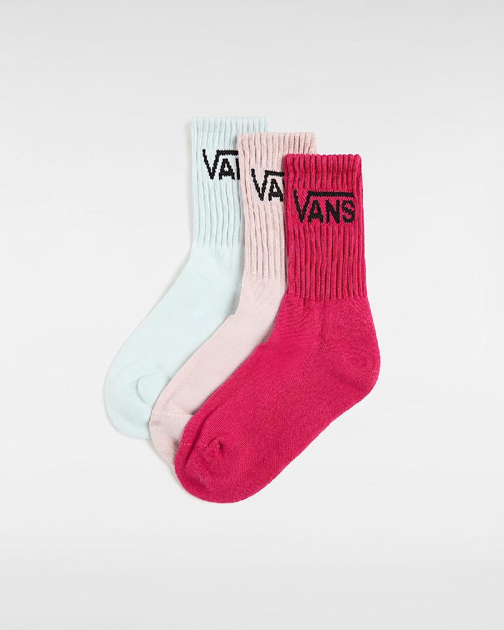 Vans Calcetines Altos De Niños (3 Pares) En Rosa| Vans ES