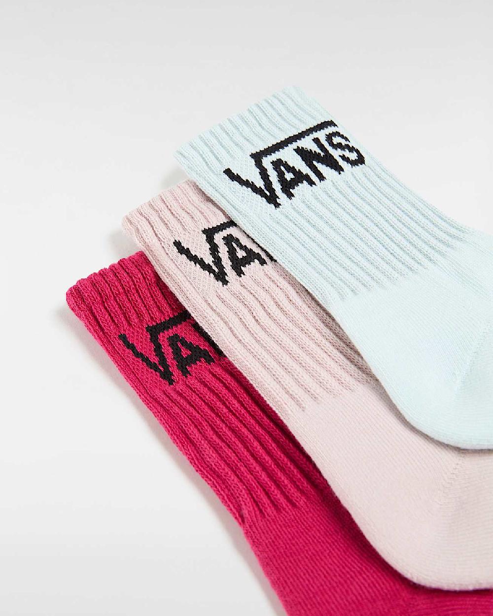 Vans Calcetines Altos De Niños (3 Pares) En Rosa| Vans ES