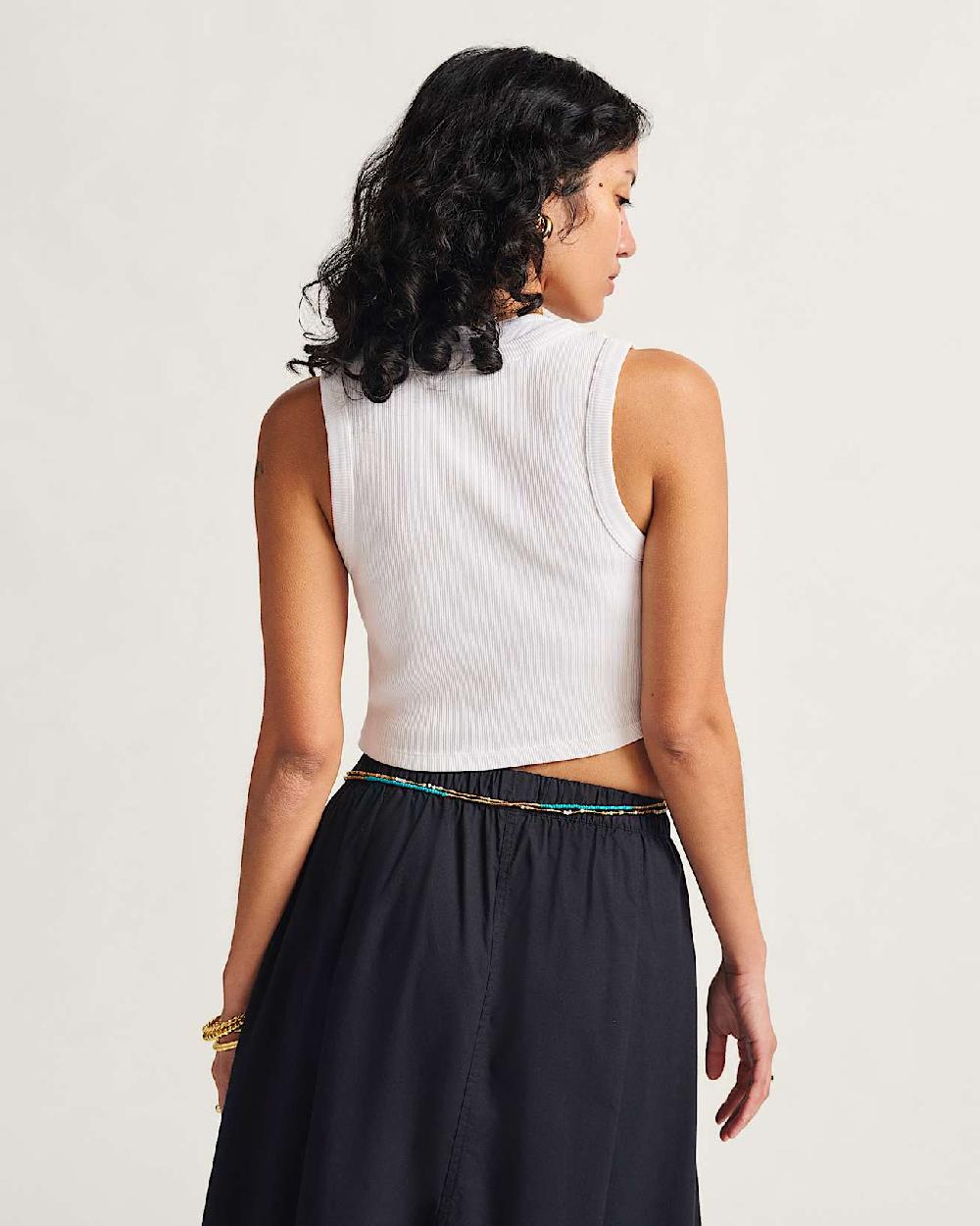 Vans Camiseta De Canalé Sin Mangas Drew En Blanco| Vans ES