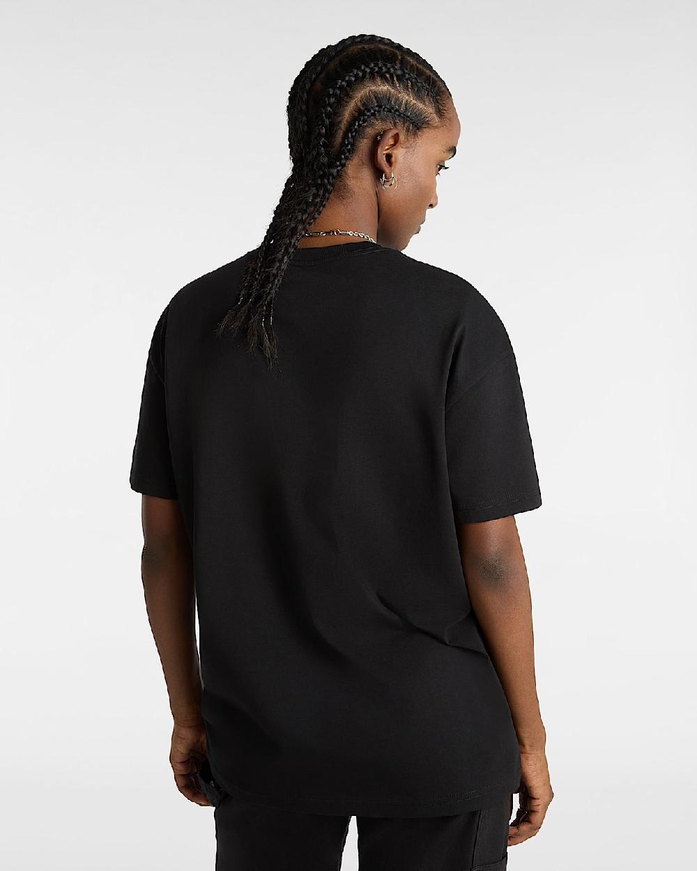 Vans Camiseta Extragrande Flying V En Negro| Vans ES