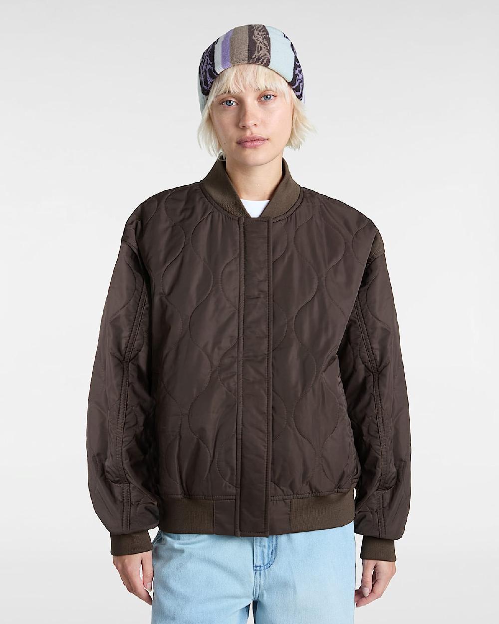 Vans Cazadora Bómber Acolchada Bennet En Marrón| Vans ES