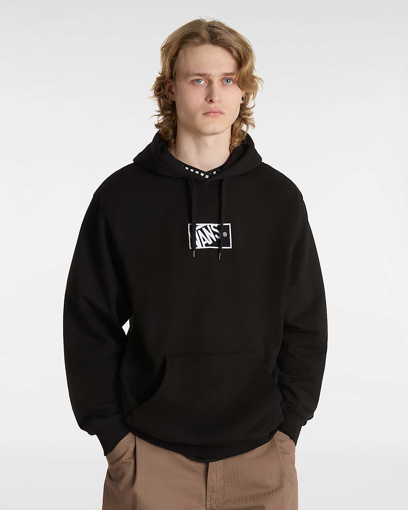 Vans Sudadera Con Capucha Blocked Box En Negro| Vans ES