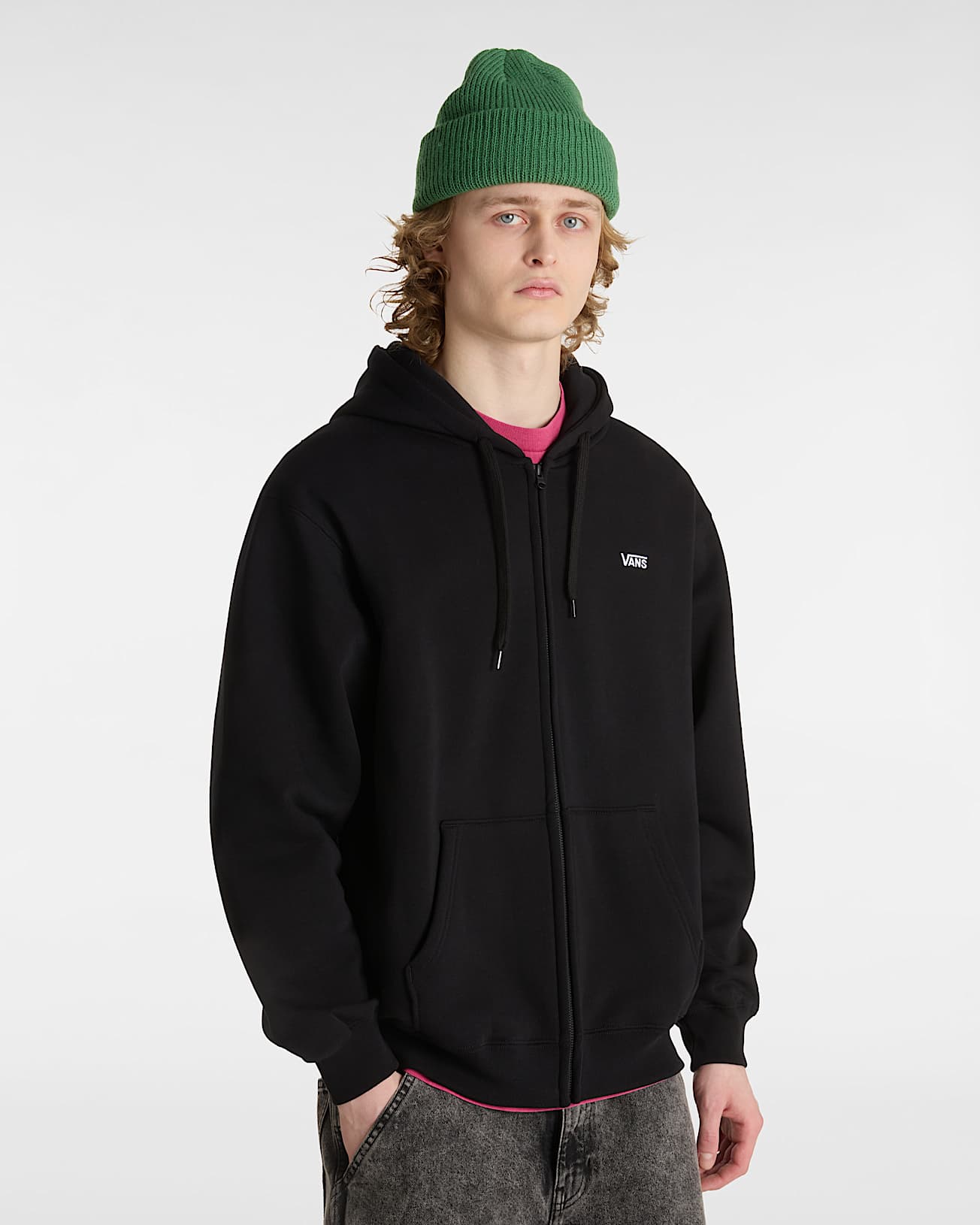 Vans Sudadera Con Capucha Left Chest Logo En Negro| Vans ES