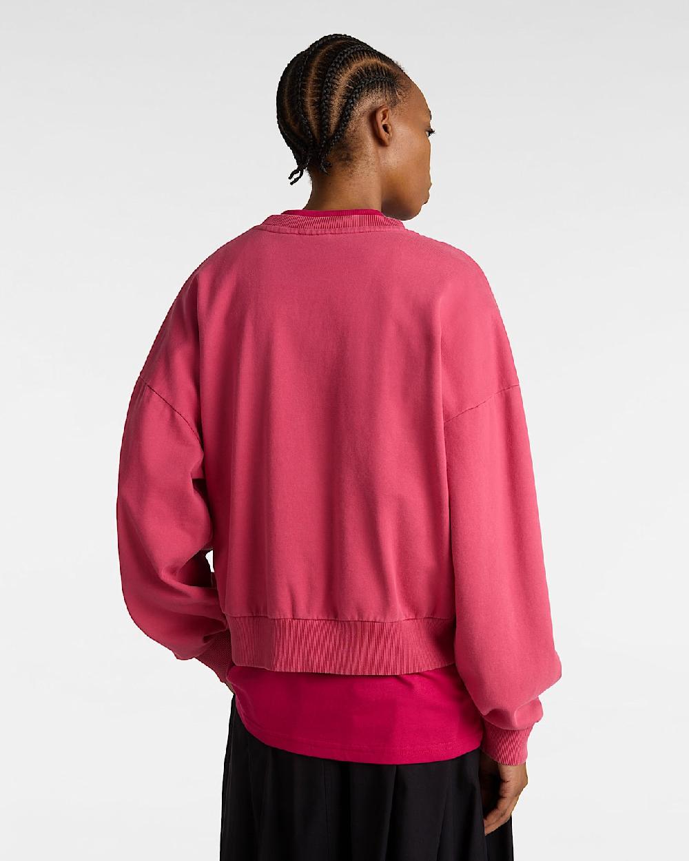 Vans Sudadera De Cuello Redondo Retro En Rosa| Vans ES