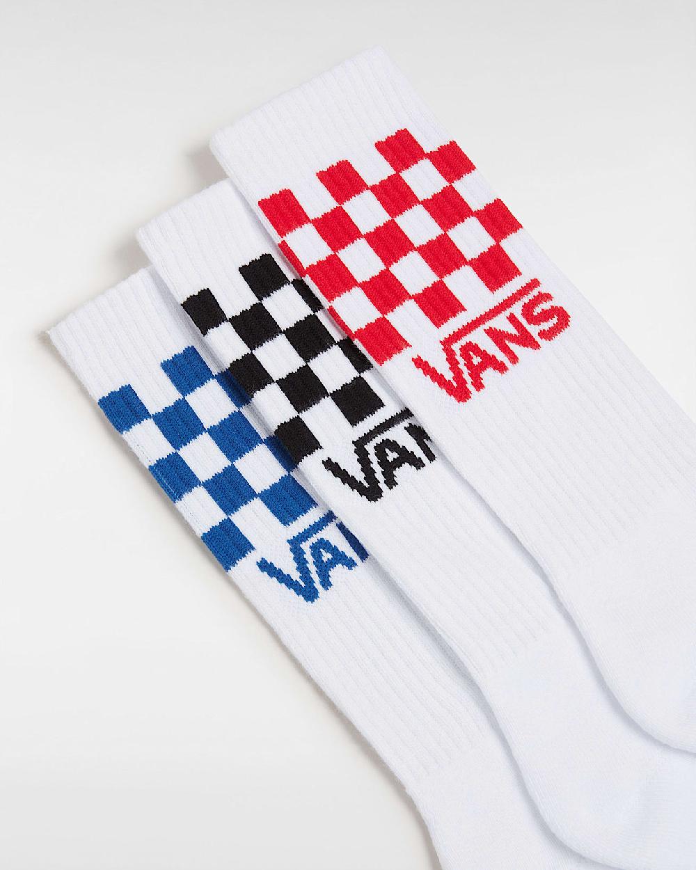 Vans Calcetines Altos (3 Pares) En Blanco| Vans ES