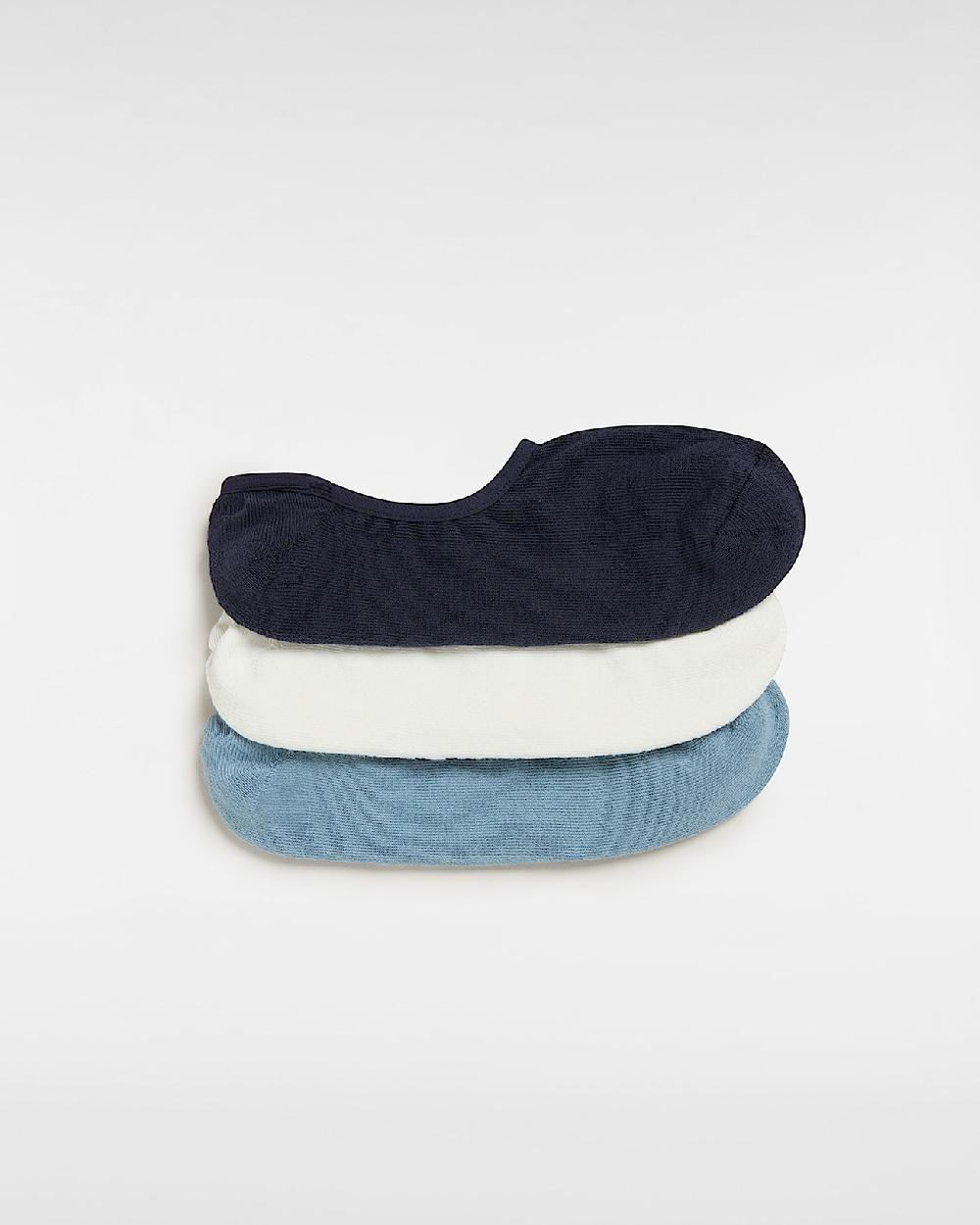 vans Calcetines invisibles (3 par) en Azul| Vans ES