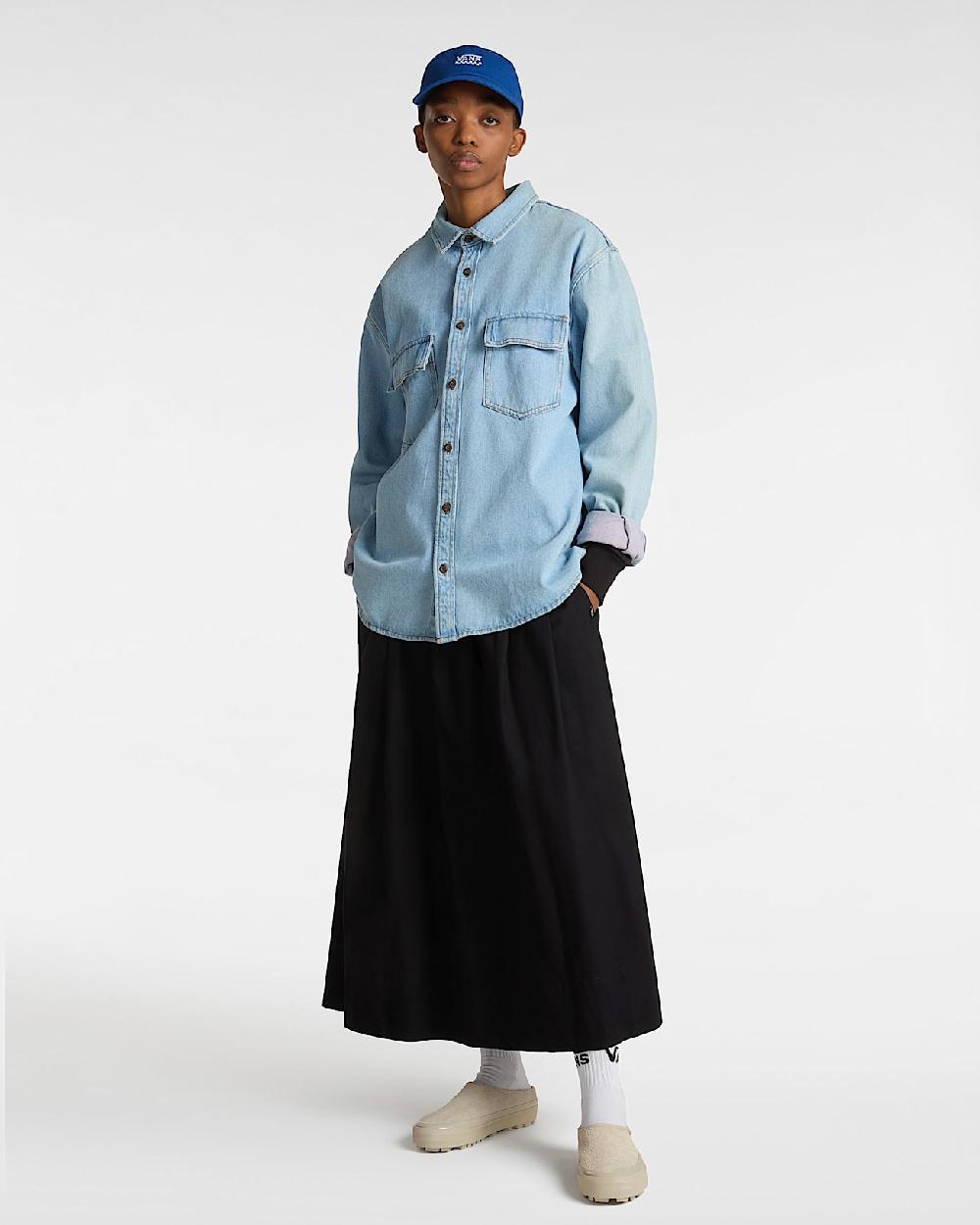 Vans Camisa Vaquera Palmhill En Azul| Vans ES