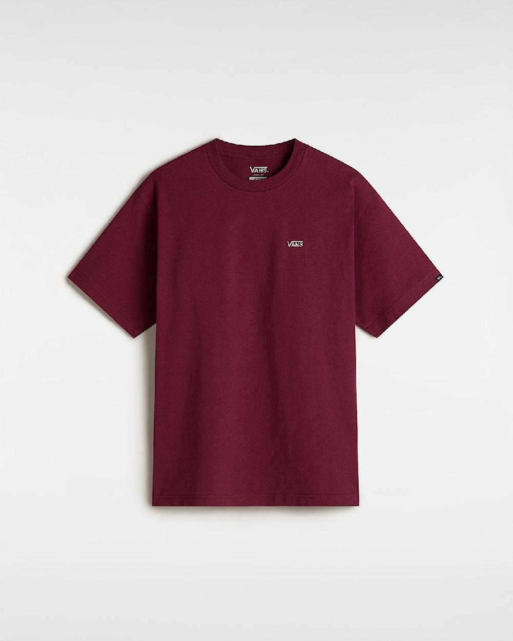 vans Camiseta Left Chest Logo en Burdeos| Vans ES