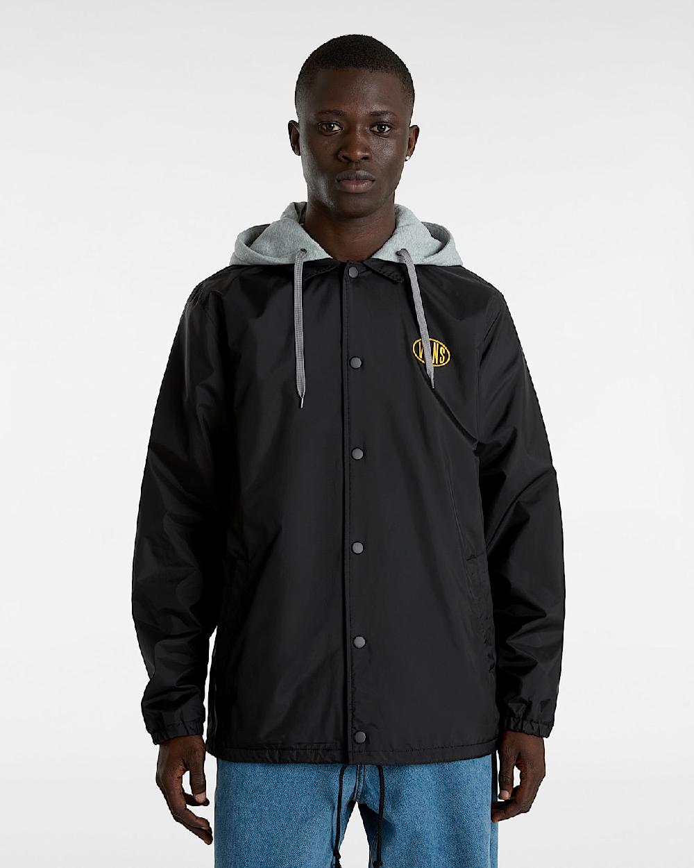 Vans Chaqueta Riley II Coach En Negro| Vans ES