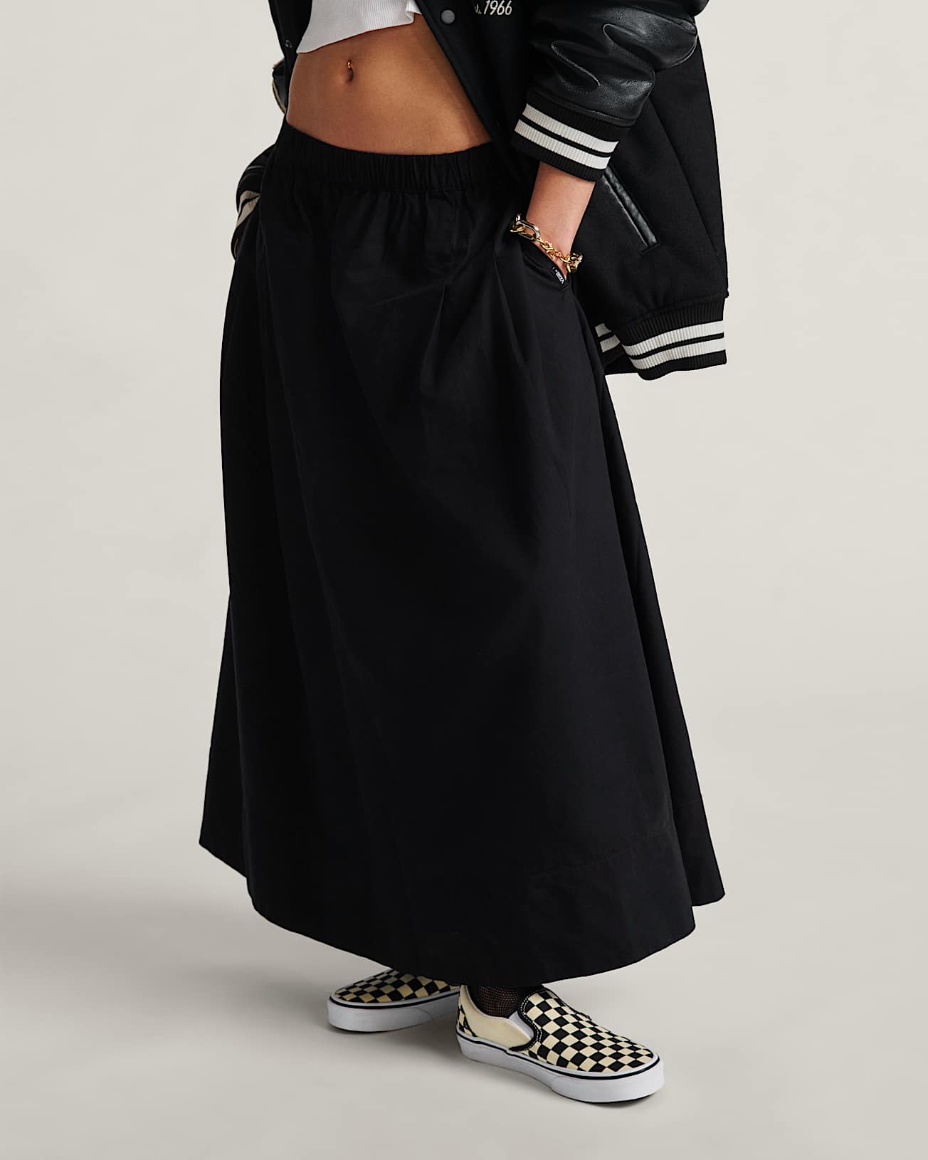 Vans Falda Larga Francesca En Negro| Vans ES