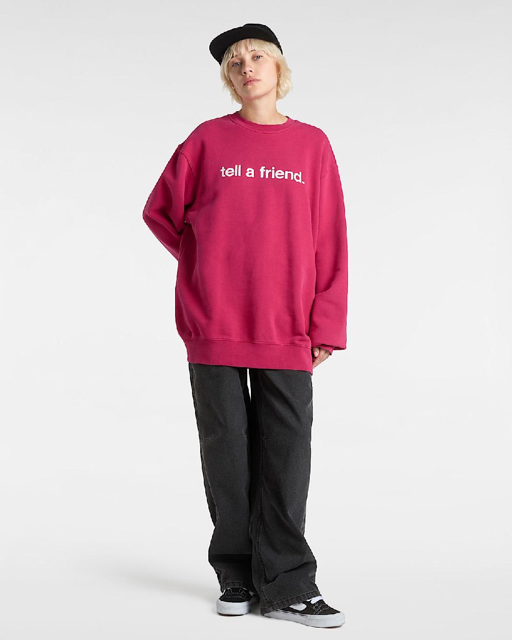 Vans Sudadera Tell A Friend En Rosa| Vans ES