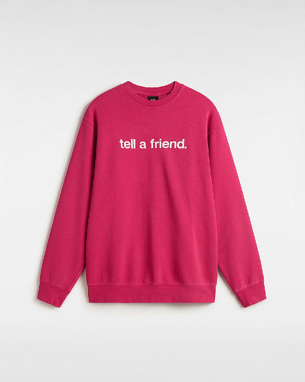 vans Sudadera Tell a Friend en Rosa| Vans ES