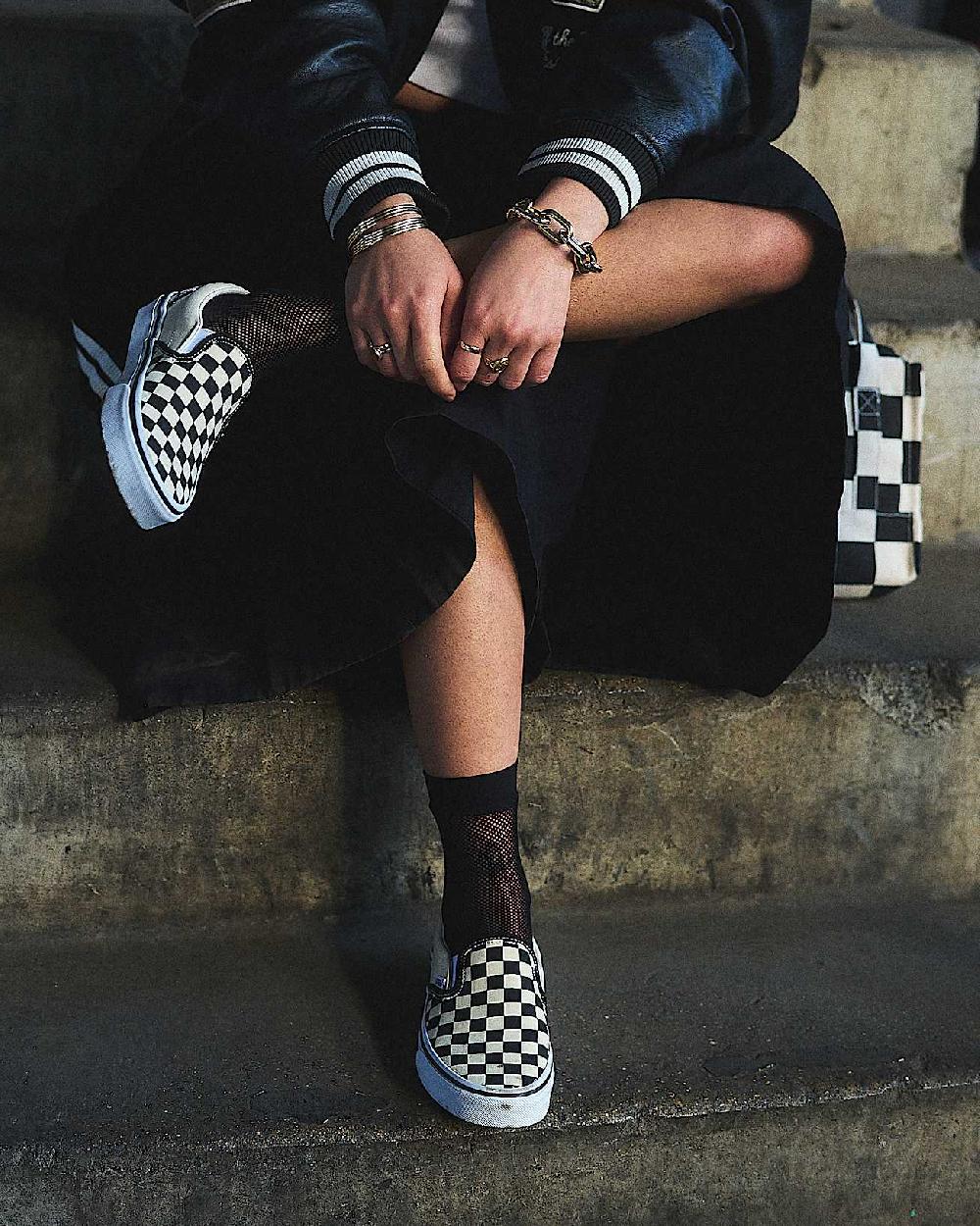 Vans Zapatillas Slip-On En Negro$$Blanco| Vans ES