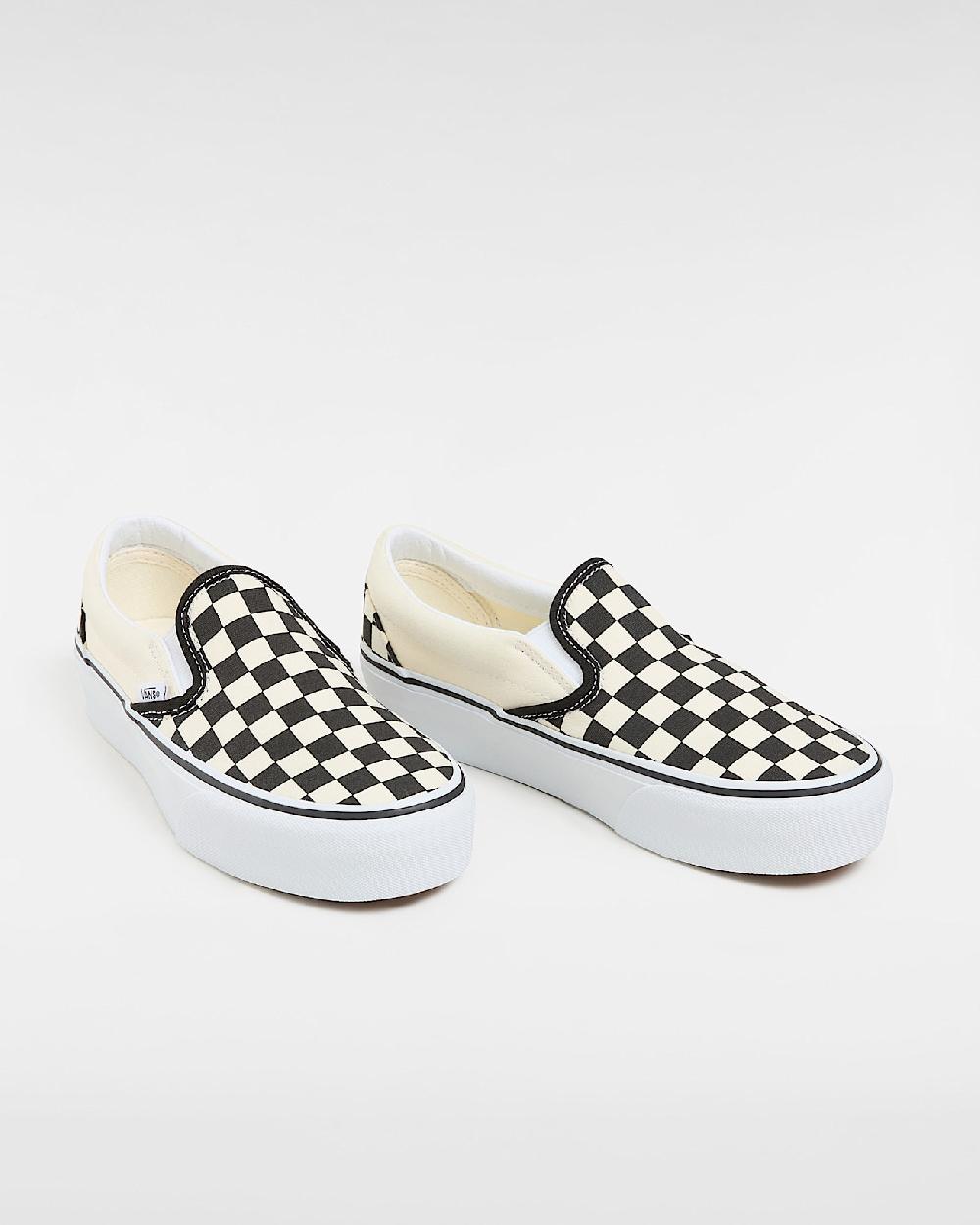Vans Zapatillas Con Plataforma Slip-On En Negro$$Blanco| Vans ES