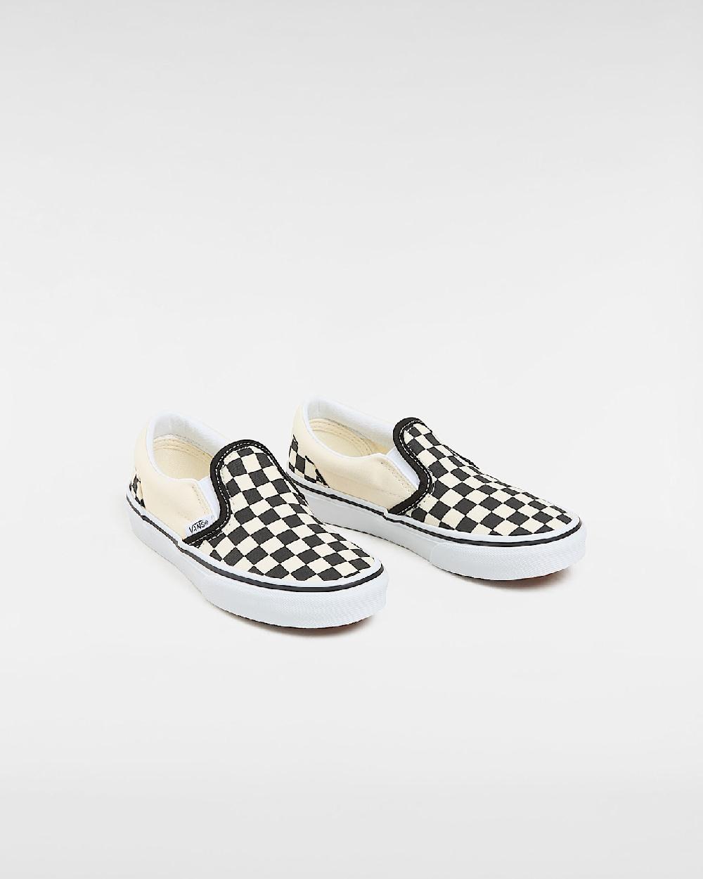 Vans Zapatillas Junior Slip-On (4-8 Años) En Negro$$Blanco| Vans ES