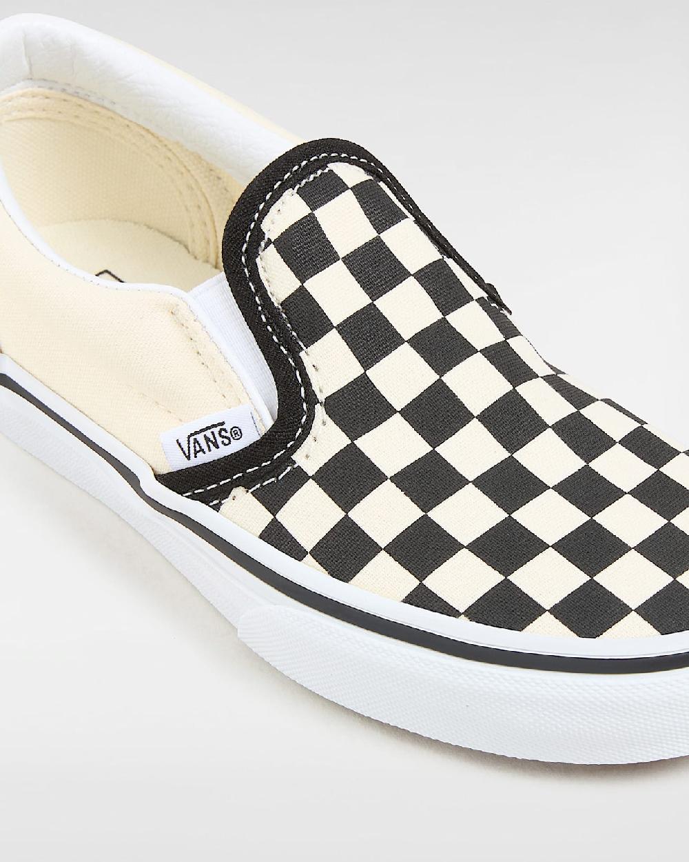 Vans Zapatillas Junior Slip-On (4-8 Años) En Negro$$Blanco| Vans ES