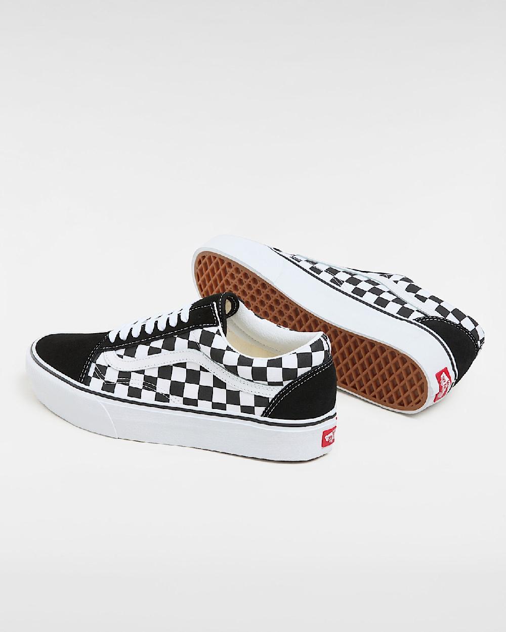 Vans Zapatillas Old Skool Con Plataforma En Negro$$Blanco| Vans ES