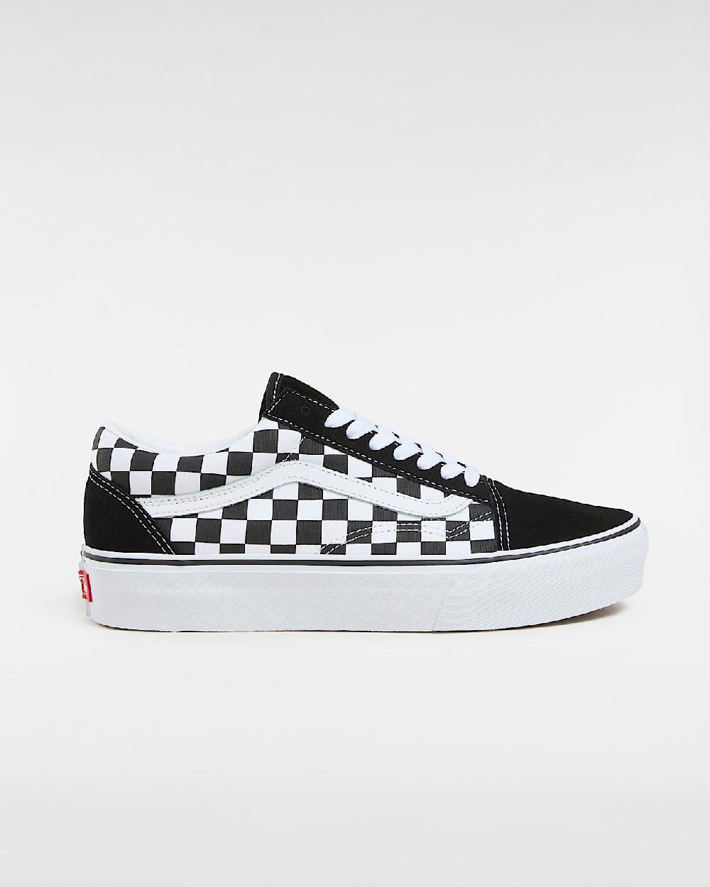 vans Zapatillas Old Skool con plataforma en Negro$$Blanco| Vans ES