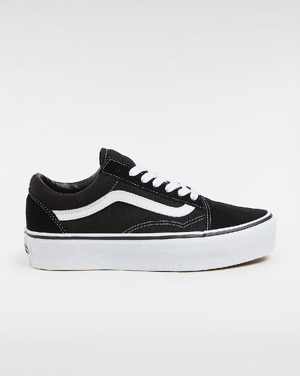 vans Zapatillas Old Skool de plataforma en Negro| Vans ES