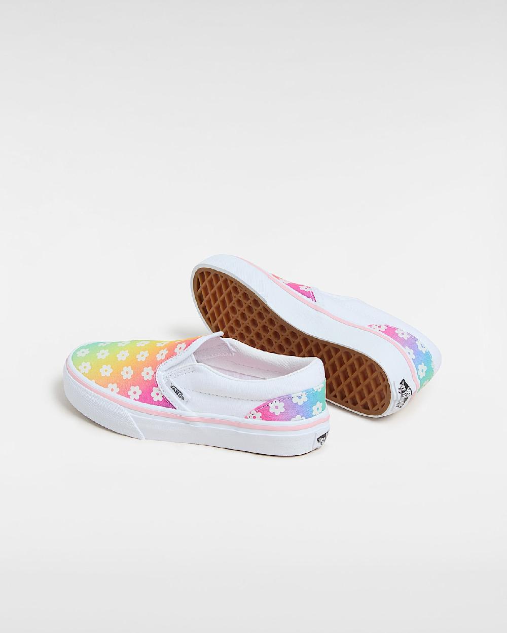 Vans Zapatillas Slip-On De Niños (4-8 Años) En Blanco| Vans ES