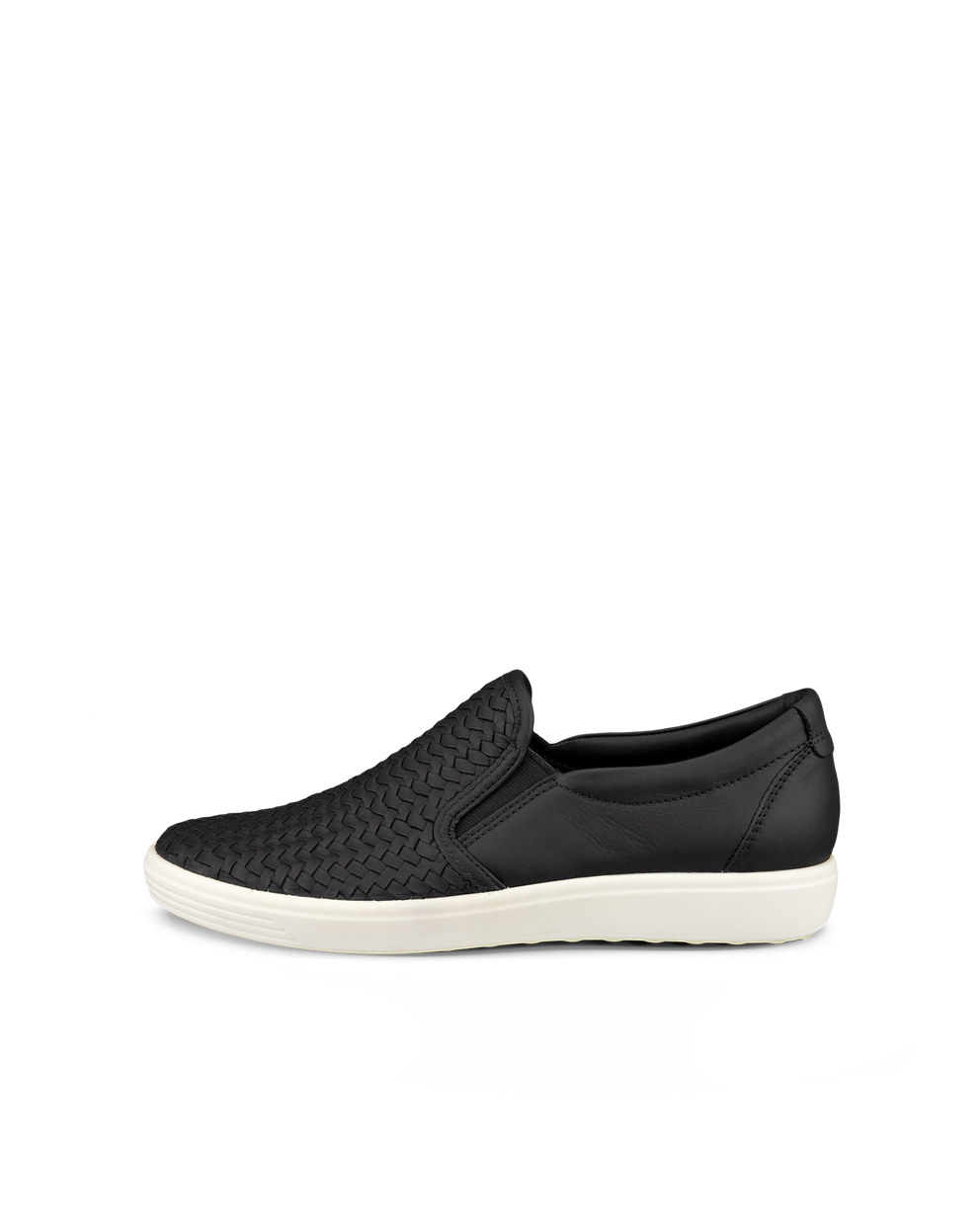 Ecco Zapatillas de piel sin cordones ECCO® Soft 7 para mujer
