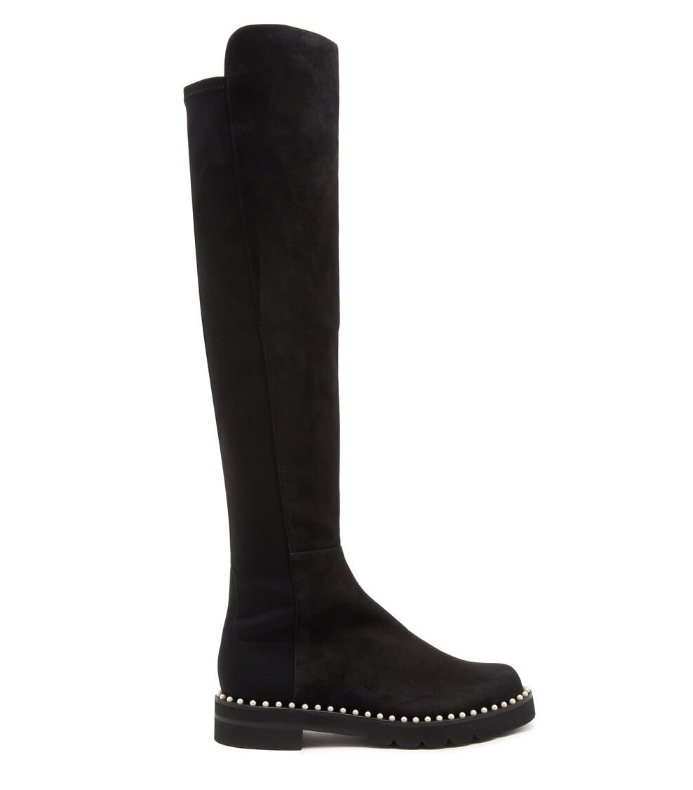 Stuart Weitzman 5050 LIFT PEARL en NEGRO de Mujer | Stuart Weitzman®