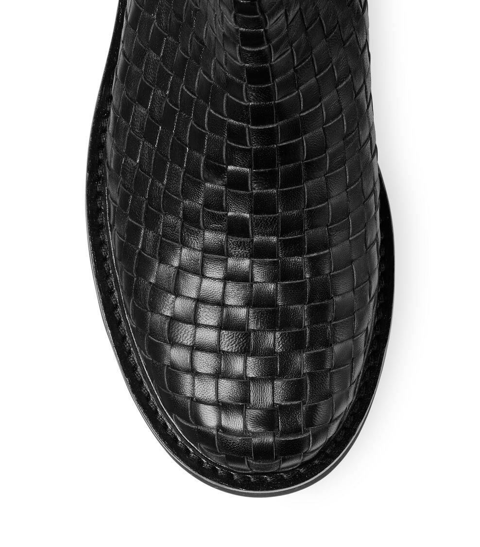 Stuart Weitzman 5050 LIFT WOVEN BOOT En NEGRO De Mujer | Stuart Weitzman®