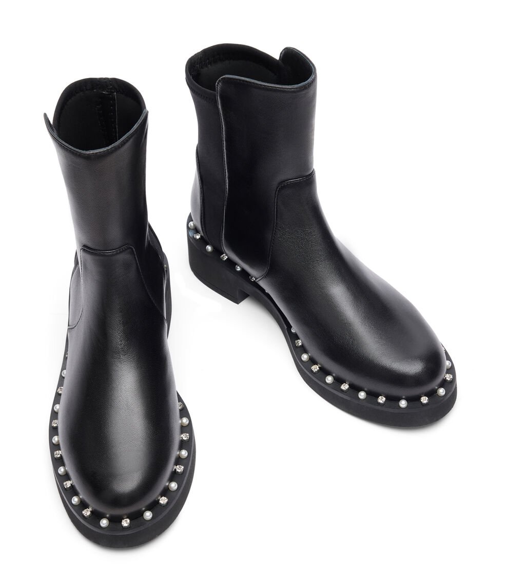 Stuart Weitzman 5050 REVERIE BOOTIE En NEGRO De Mujer | Stuart Weitzman®