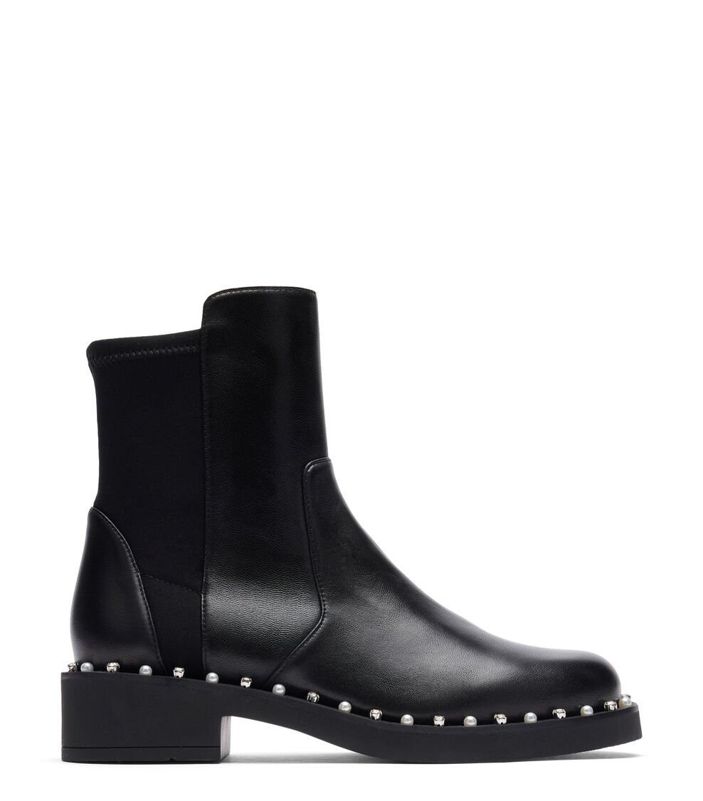 Stuart Weitzman 5050 REVERIE BOOTIE en NEGRO de Mujer | Stuart Weitzman®