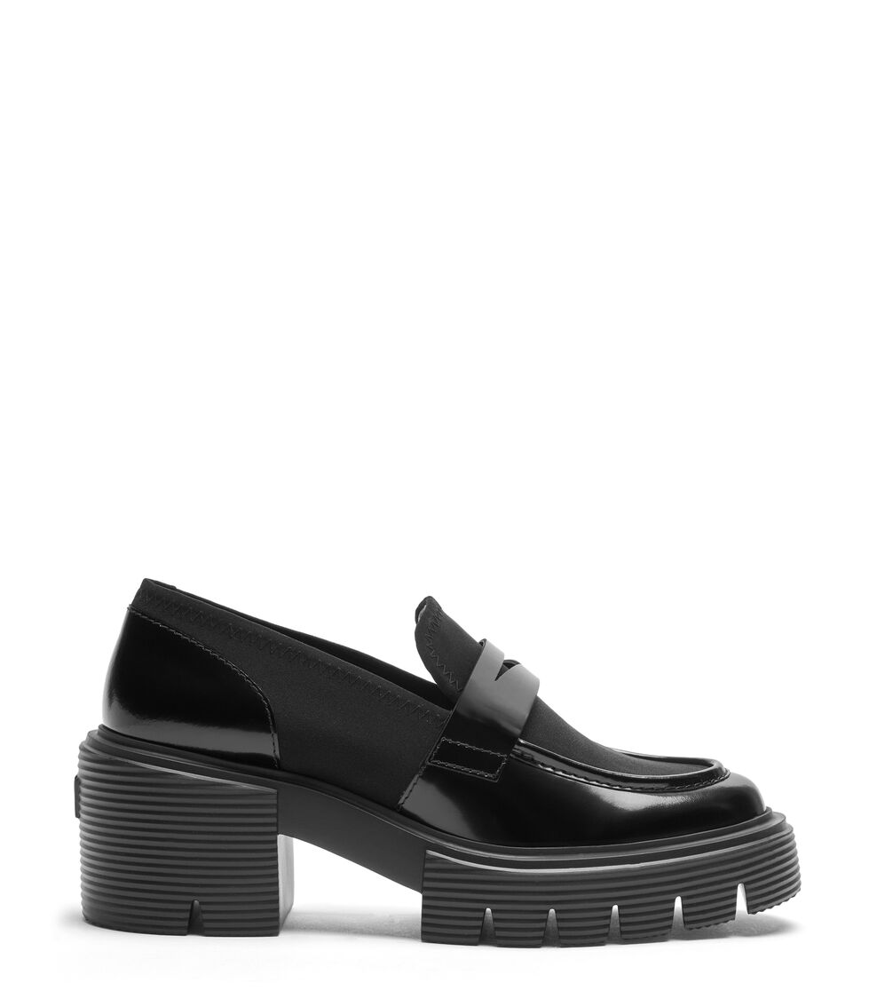 Stuart Weitzman 5050 SOHO LOAFER en NEGRO de Mujer | Stuart Weitzman®