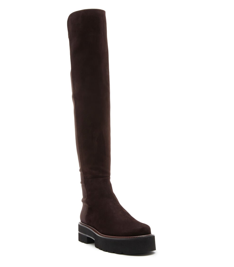 Stuart Weitzman 5050 ULTRALIFT BOOT En ÉBANO De Mujer | Stuart Weitzman®