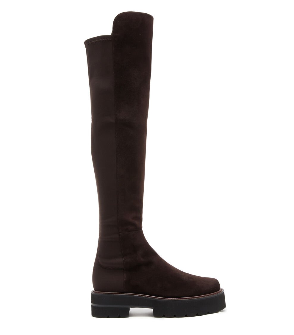 Stuart Weitzman 5050 ULTRALIFT BOOT en ÉBANO de Mujer | Stuart Weitzman®