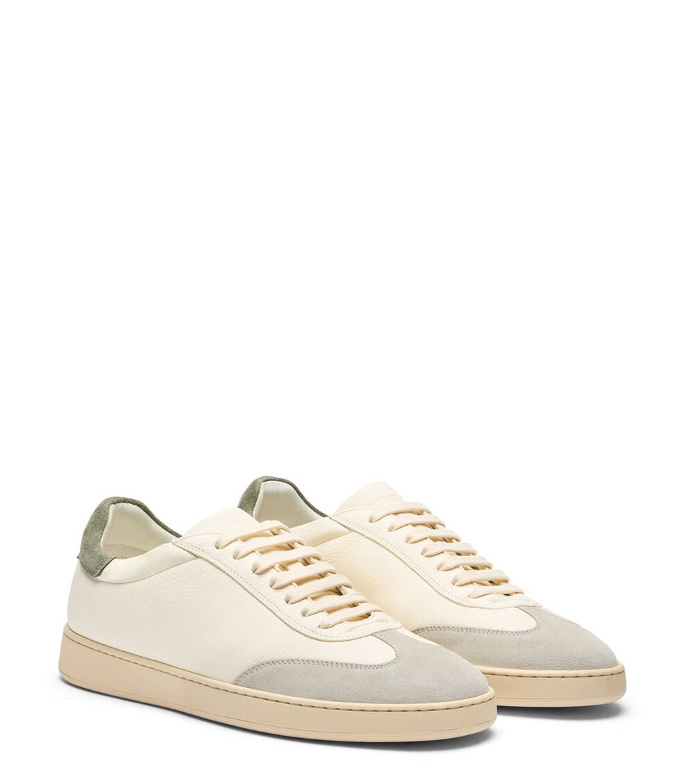 Stuart Weitzman BANNER En WHITE BIANCO/OATMEAL/SAGE De Mujer | Stuart Weitzman®