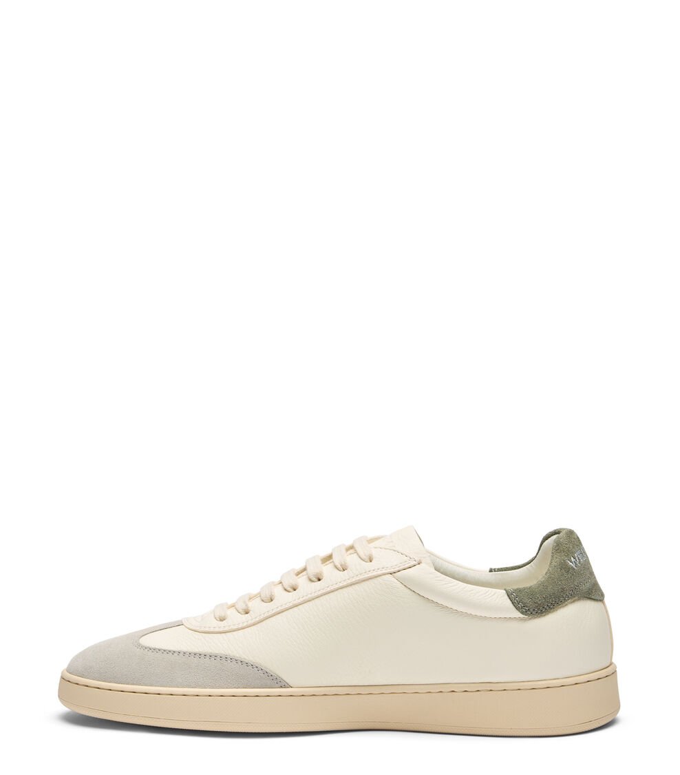 Stuart Weitzman BANNER En WHITE BIANCO/OATMEAL/SAGE De Mujer | Stuart Weitzman®