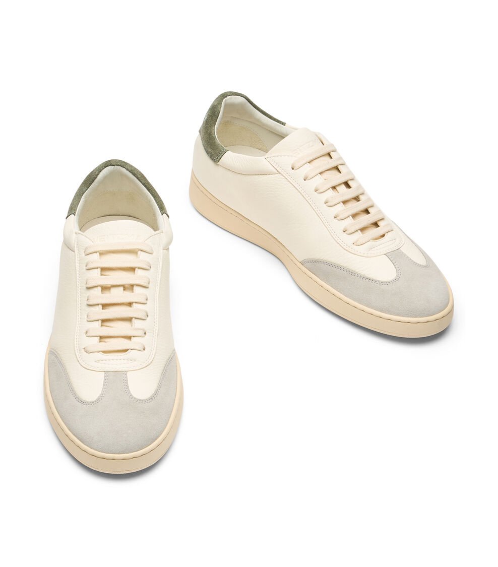 Stuart Weitzman BANNER En WHITE BIANCO/OATMEAL/SAGE De Mujer | Stuart Weitzman®