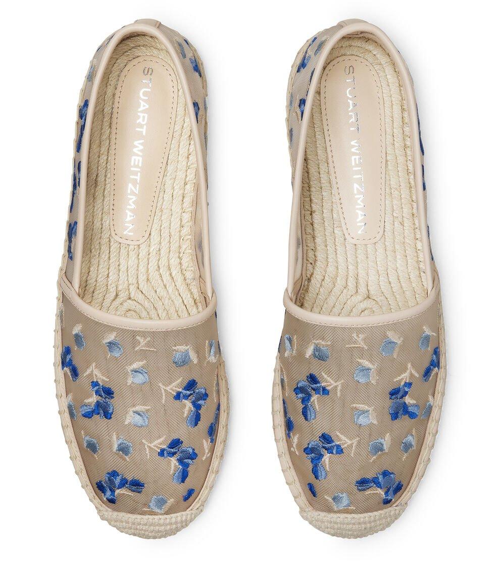 Stuart Weitzman BAREITALL ESPADRILLE En CIELO MULTI/BARELY BEIGE De Mujer | Stuart Weitzman®