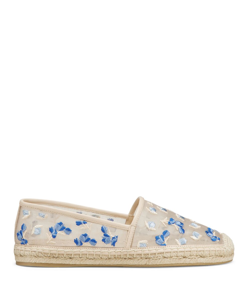 Stuart Weitzman BAREITALL ESPADRILLE en CIELO MULTI/BARELY BEIGE de Mujer | Stuart Weitzman®
