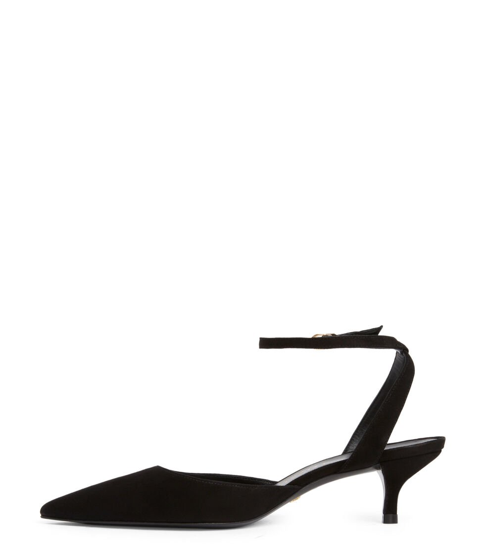 Stuart Weitzman BARELYTHERE 50 PUMP En NEGRO De Mujer | Stuart Weitzman®