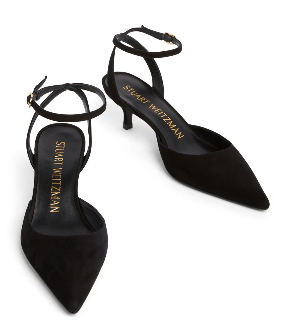 Stuart Weitzman BARELYTHERE 50 PUMP En NEGRO De Mujer | Stuart Weitzman®