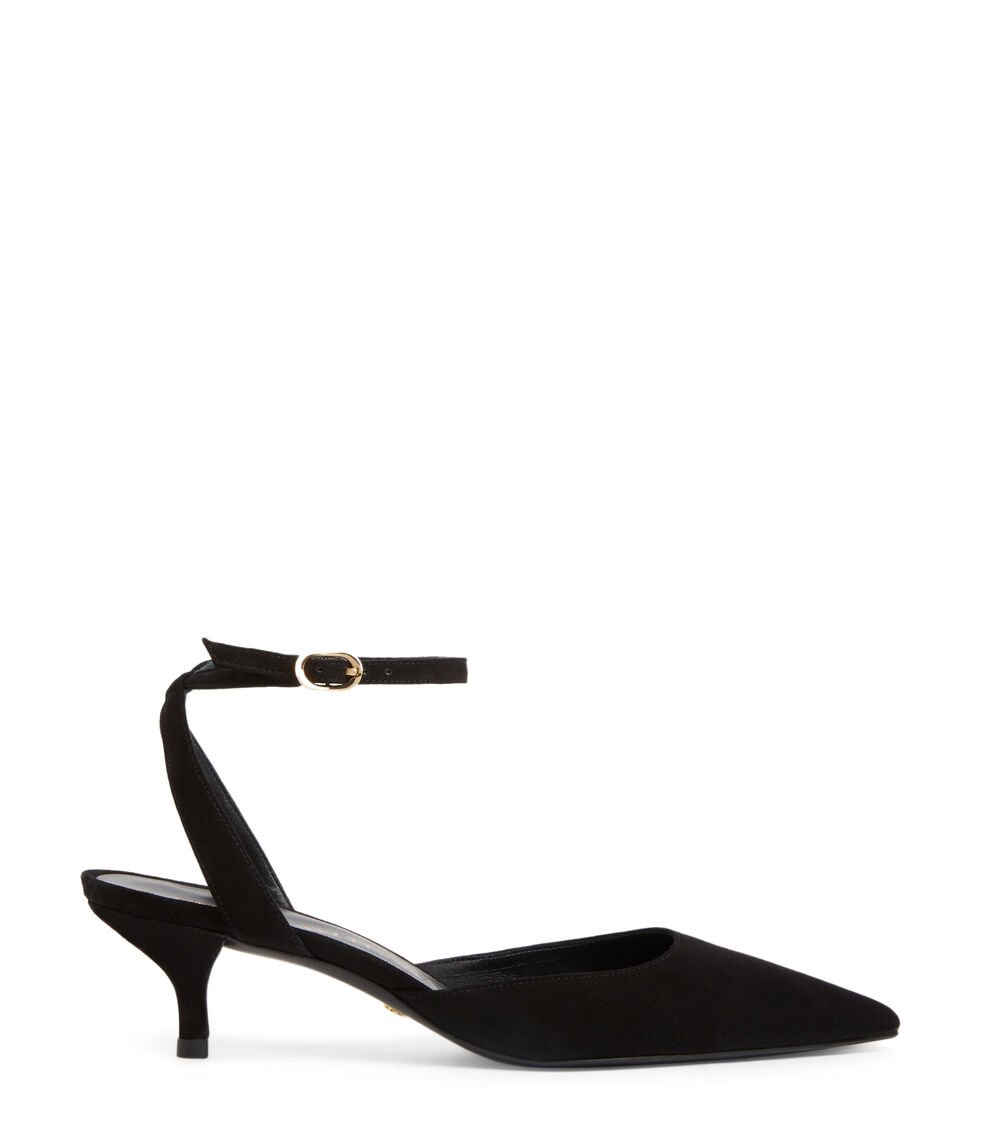Stuart Weitzman BARELYTHERE 50 PUMP en NEGRO de Mujer | Stuart Weitzman®