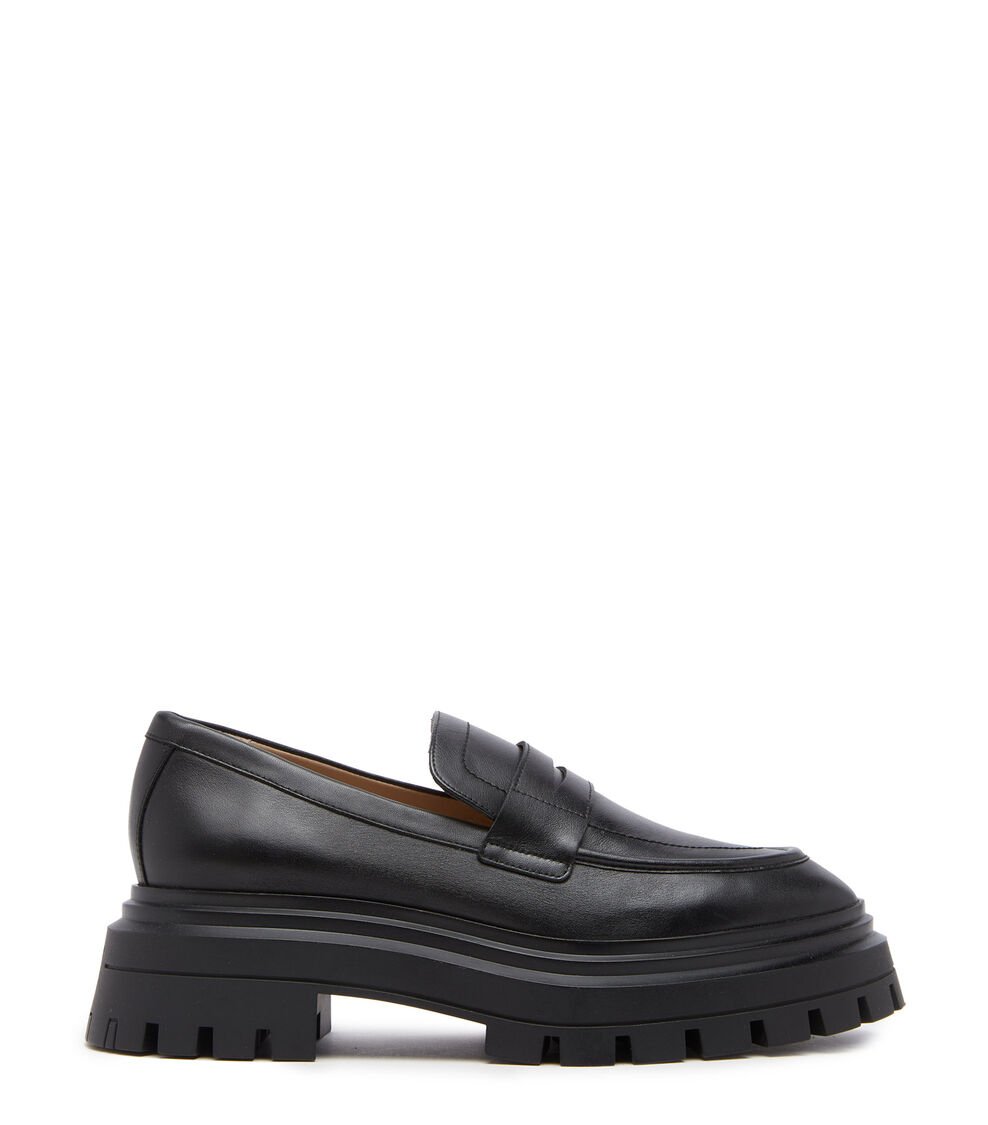 Stuart Weitzman BEDFORD LOAFER en NEGRO de Mujer | Stuart Weitzman®