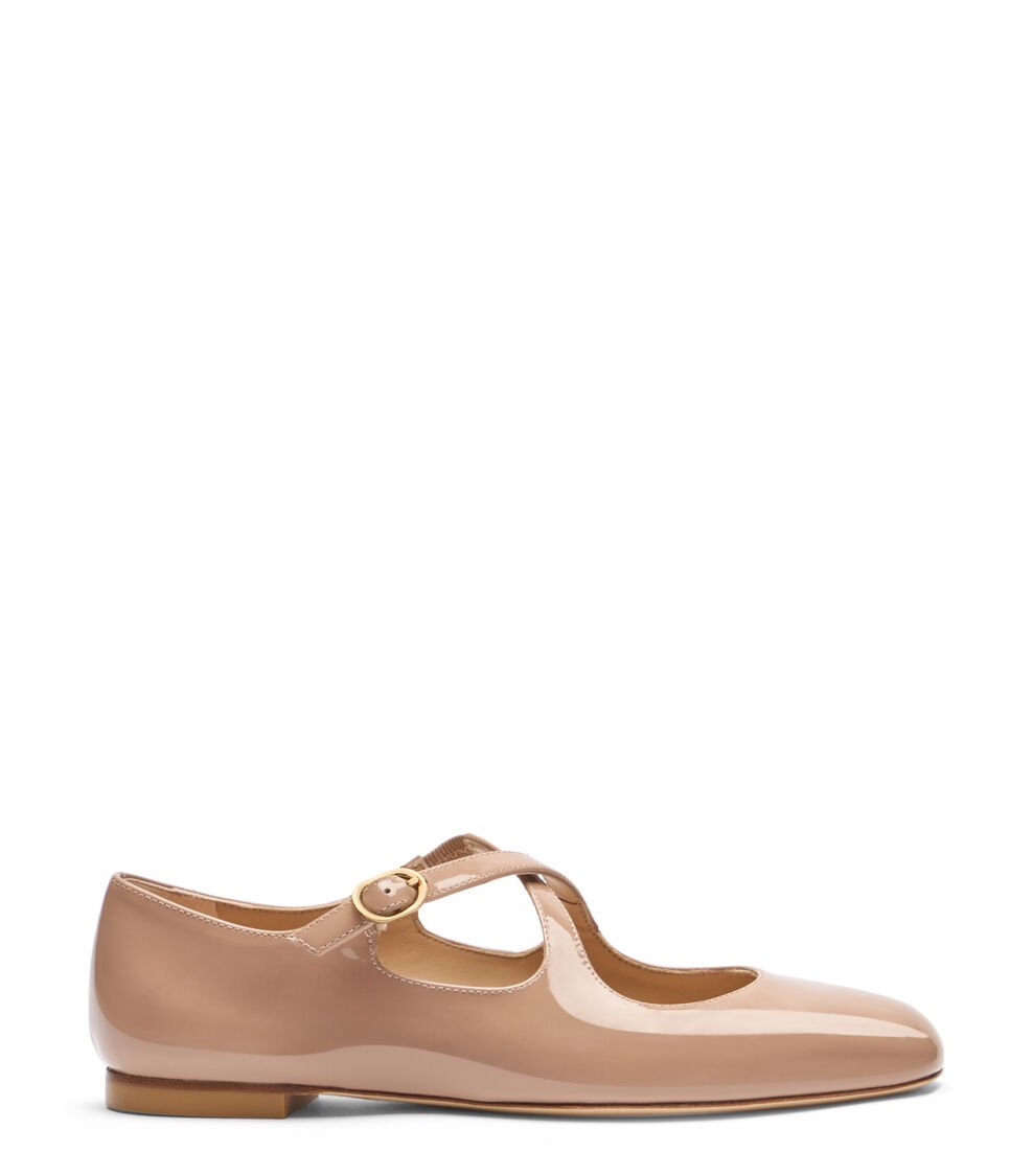 Stuart Weitzman CLEM FLAT en FAWN de Mujer | Stuart Weitzman®
