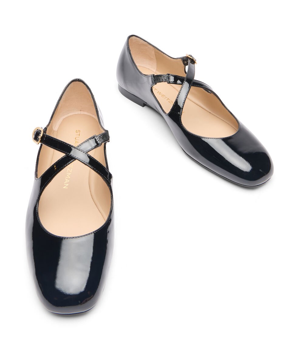 Stuart Weitzman CLEM FLAT En NEGRO De Mujer | Stuart Weitzman®