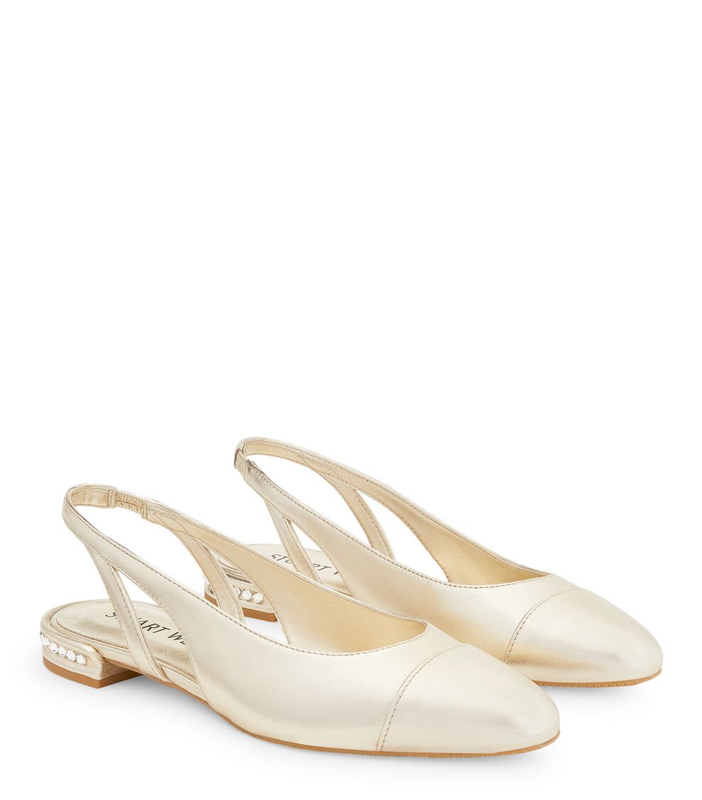Stuart Weitzman CRYSTAL SLINGBACK En OROCLARO De Mujer | Stuart Weitzman®