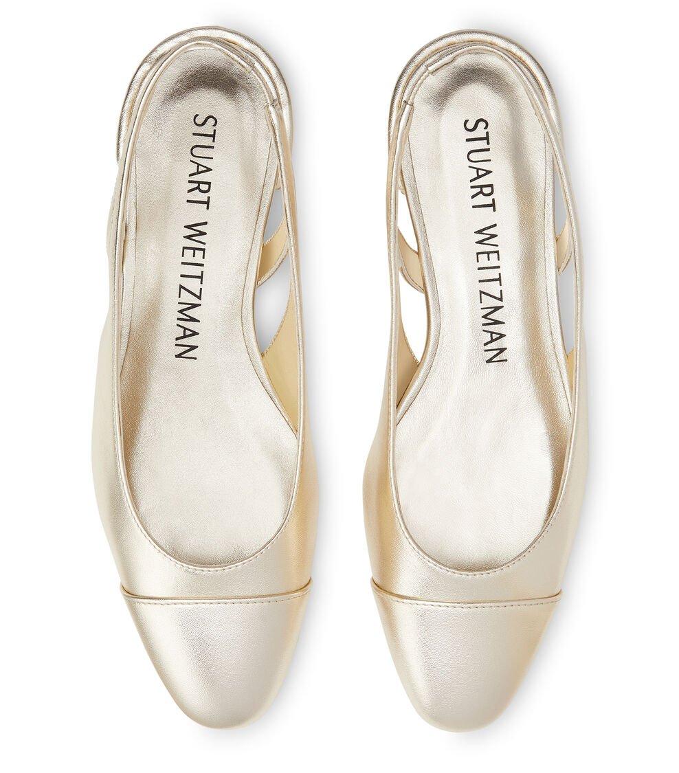 Stuart Weitzman CRYSTAL SLINGBACK En OROCLARO De Mujer | Stuart Weitzman®