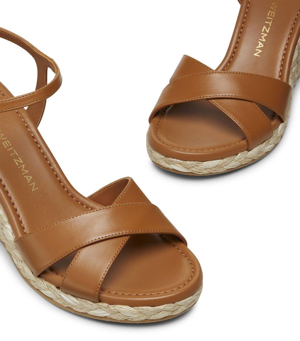 Stuart Weitzman DAYNA ESPADRILLE WEDGE En MACCHIATO/NATURAL De Mujer | Stuart Weitzman®
