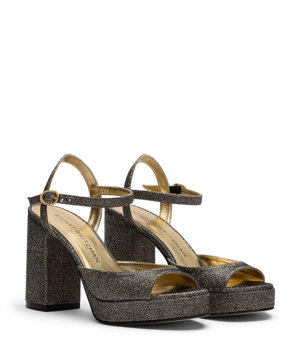Stuart Weitzman DAYNA II PLATFORM SANDAL En NEW PYRITE De Mujer | Stuart Weitzman®