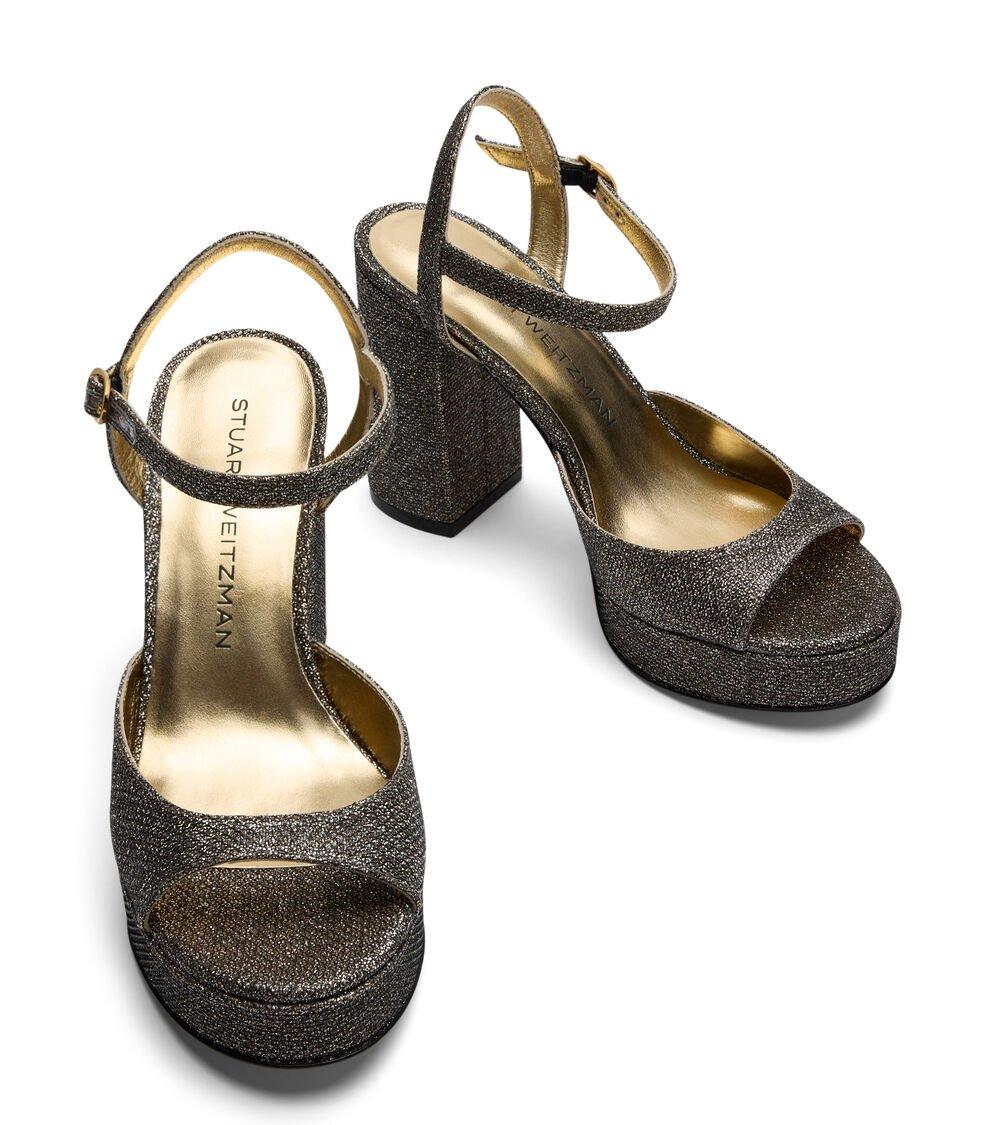 Stuart Weitzman DAYNA II PLATFORM SANDAL En NEW PYRITE De Mujer | Stuart Weitzman®