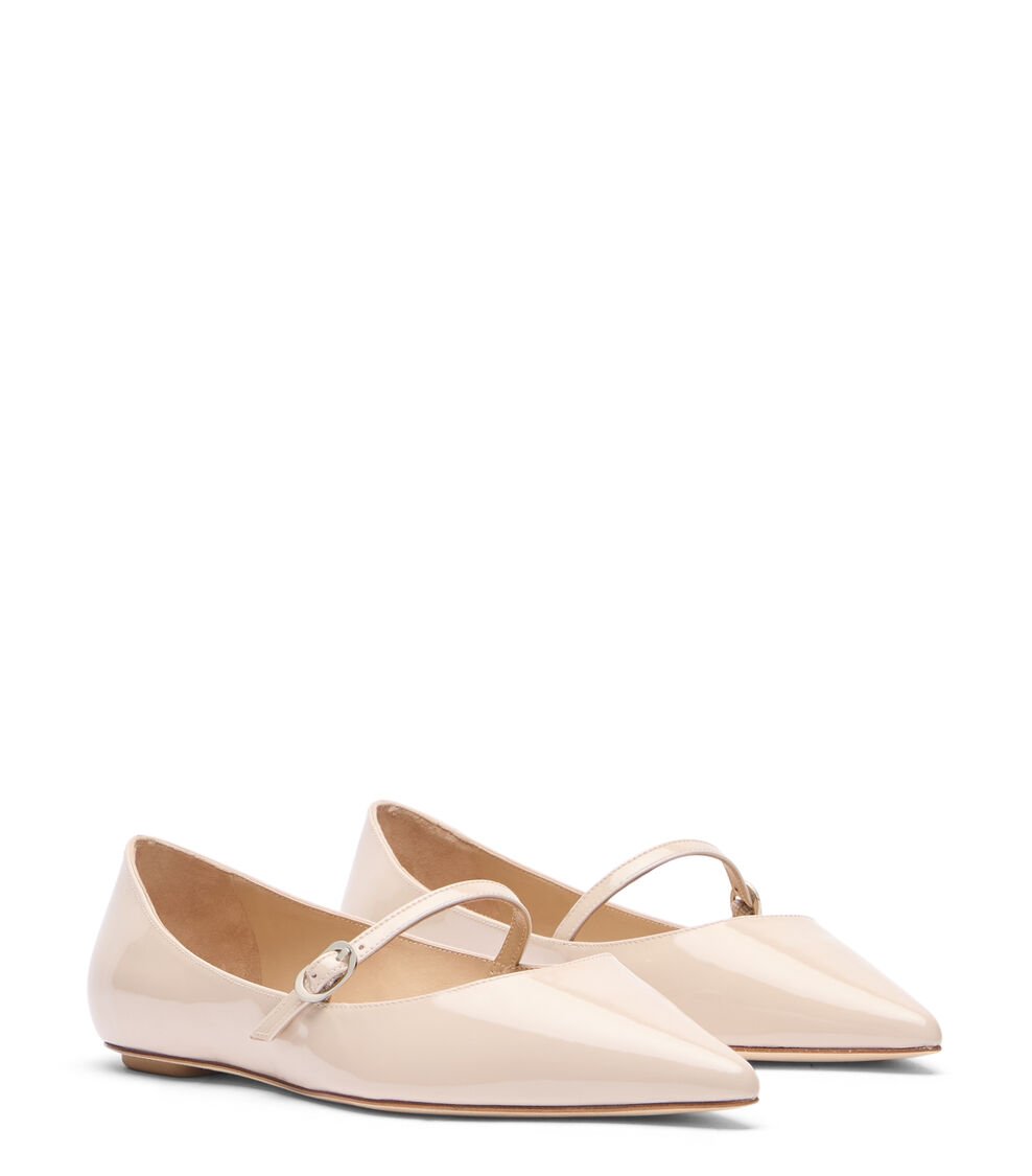 Stuart Weitzman EMILIA MARY JANE FLAT En GLAZE De Mujer | Stuart Weitzman®