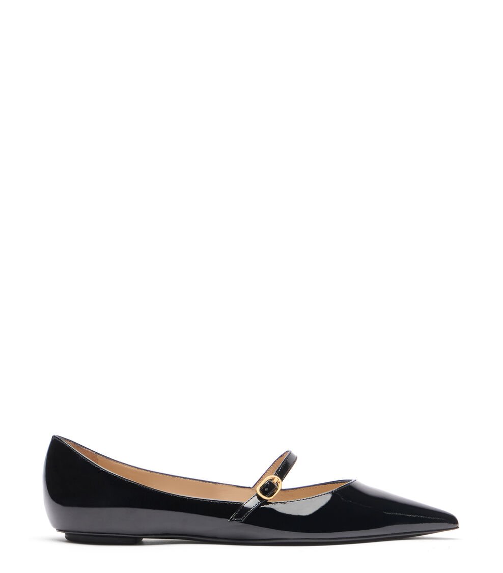 Stuart Weitzman EMILIA MARY JANE FLAT en NEGRO de Mujer | Stuart Weitzman®